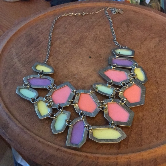 Mark by Avon cool pastel statement piece. 12 inch length 7 inch wide - Picture 6 of 6